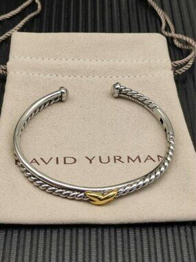 David Yurman 4mm Double X Bracelet